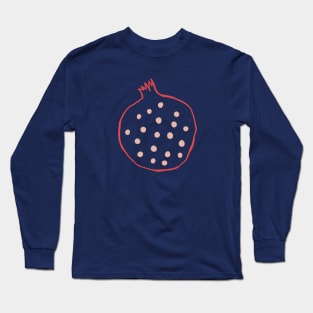 Pomegranate illustration Long Sleeve T-Shirt